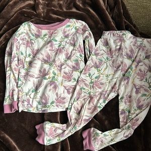 Burt's bees long sleeve toddler pj set- 24 months